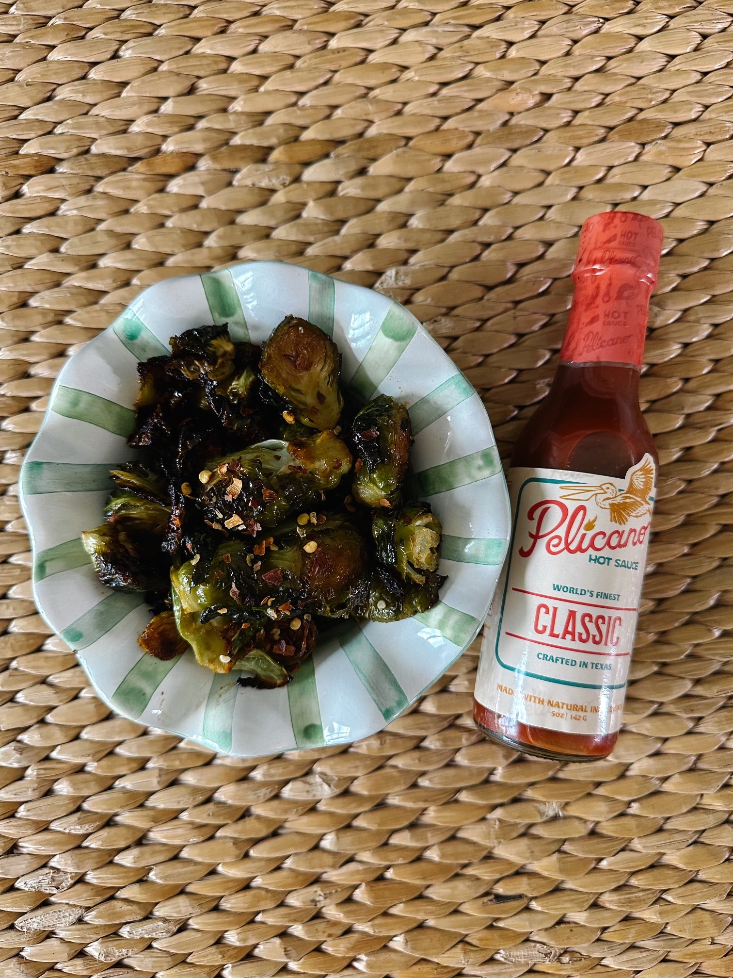 Hot Honey Brussels Sprouts